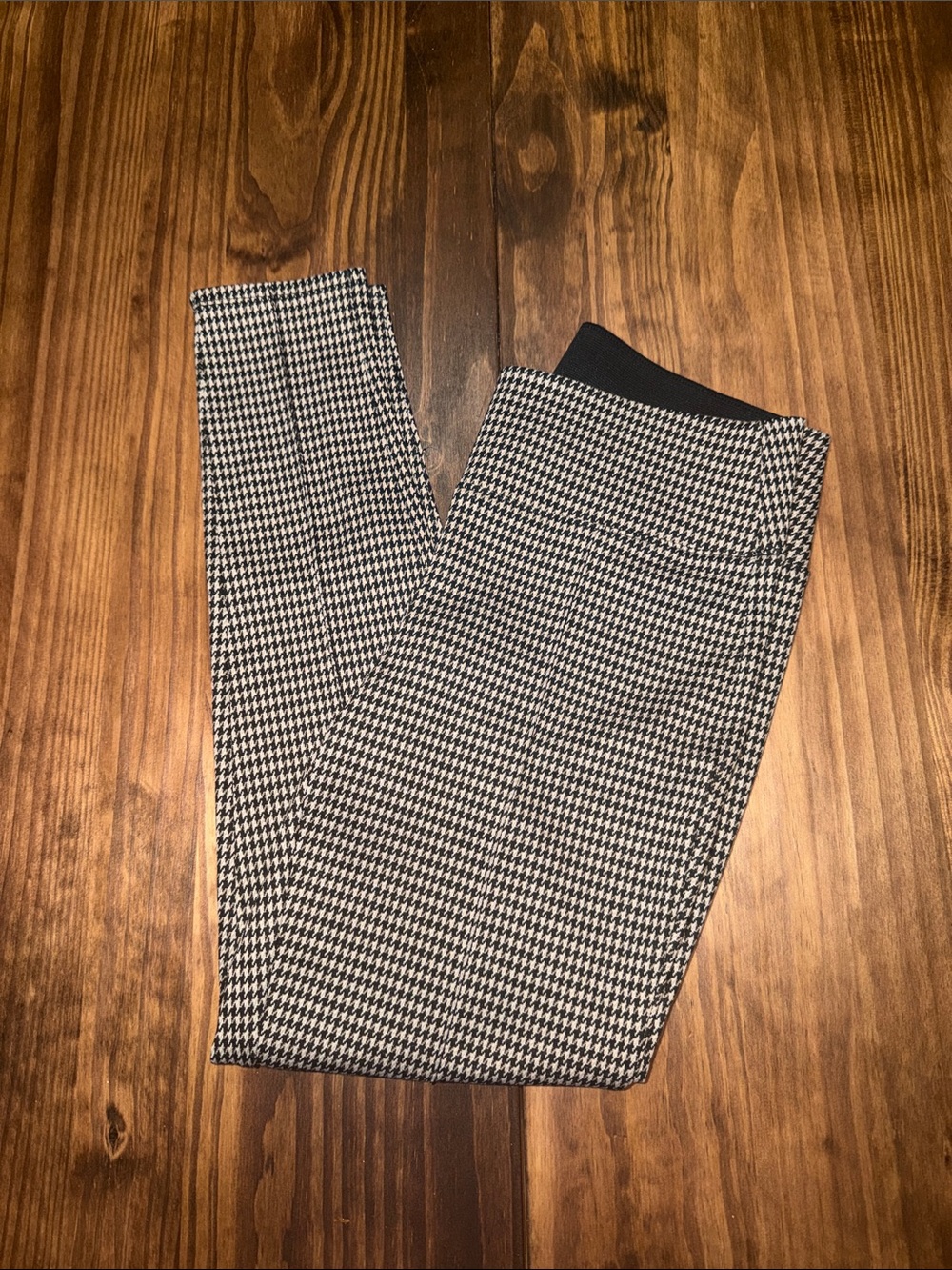 Nine West Black & White Houndstooth Women’s Dress Pants